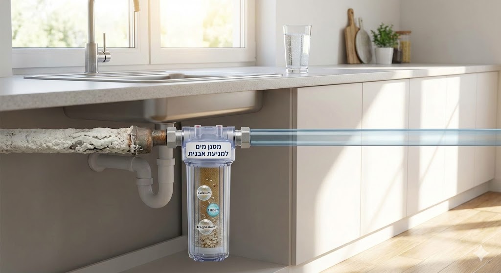 מסנן מים ביתי למניעת אבנית